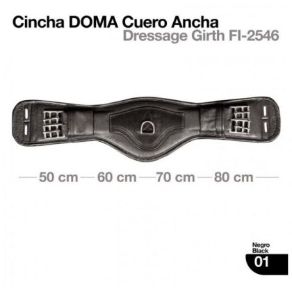 Cincha de Doma Ancha Cuero FI-2546