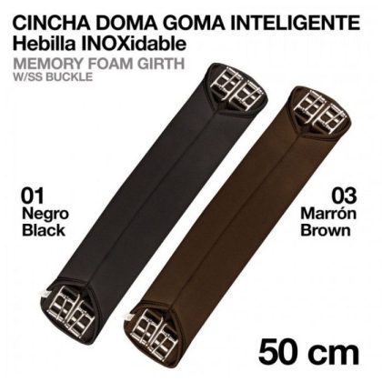 Cincha Doma Goma Inteligente/Hebilla Inoxidable