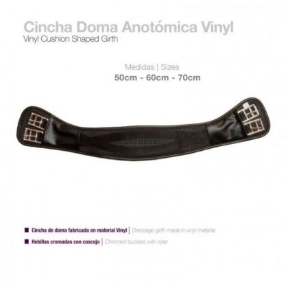 Cincha Doma Anatómica Vinyl Tc-8006