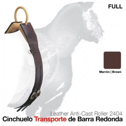 Cinchuelo Cuadra-Transporte Cuero con Barra Redonda Antivuelco