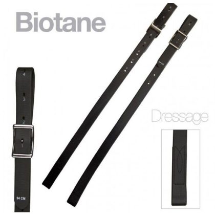 Ación Estribo Biothane Dressage Negro (Par)