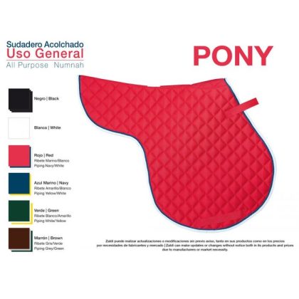 Sudadero Acolchado Uso General Pony