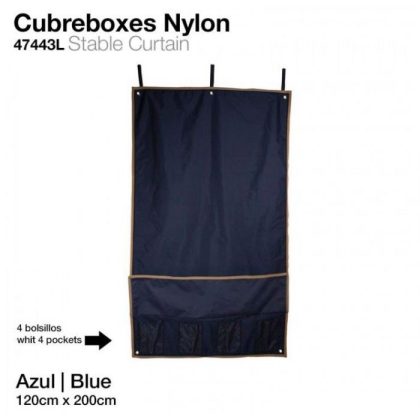 Cubre boxes Nylon 47443L 120x200 cm Azul