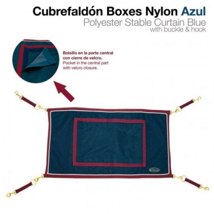 Cubre Faldón para Boxes Nylon Azul
