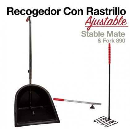 Recogedor con Rastrillo Ajustable 890