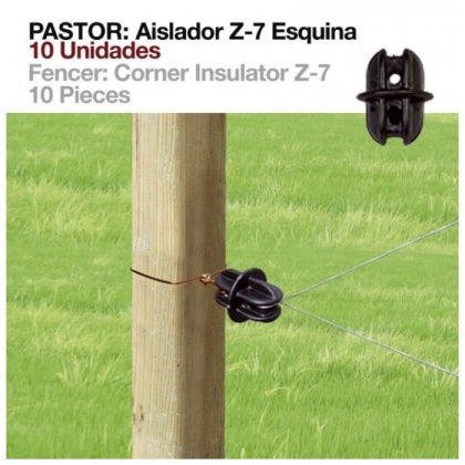 Pastor: Aislador Z-7 Esquina (10 Uds)