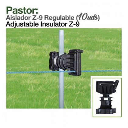 Pastor: Aislador.Z-9 Regulable (10Uds)