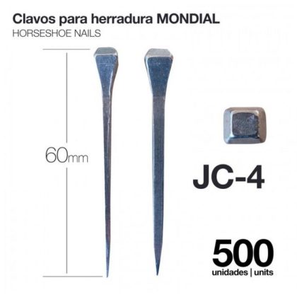 Clavos para Herradura Mondial JC-4 500 Uds