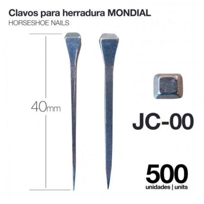 Clavos para Herradura Mondial JC-00 500 Uds