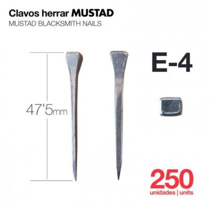 Clavos para Herrar Mustad E-4 250 Uds