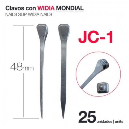 Clavos con Widia Mondial JC-1 (25 Uds)
