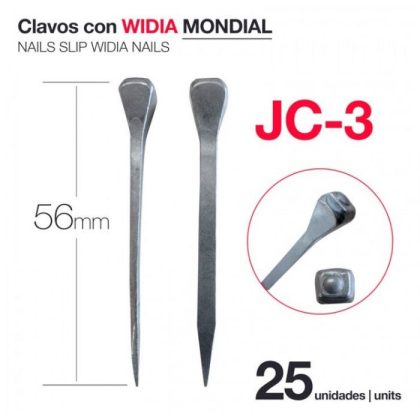 Clavos con Widia Mondial JC-3 (25 Uds)
