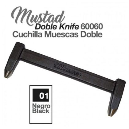 Cuchilla Muescas Mustad Doble 60060