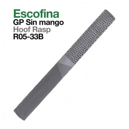 Escofina G.P. sin Mango Acero R05-33B