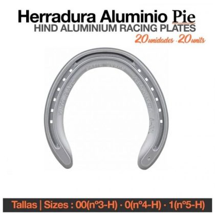 Herradura Aluminio Pie 20 Uds