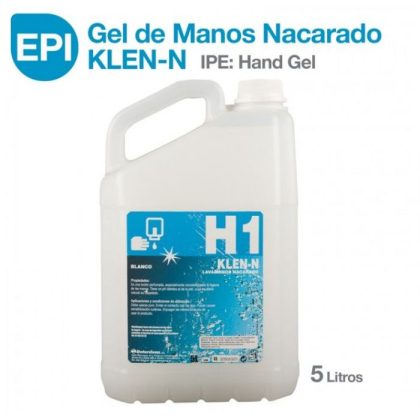 EPI: Gel de Manos Nacarado KLEN-N 5 litros