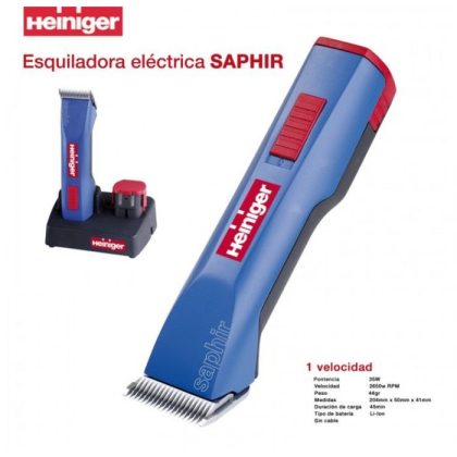 Esquiladora Heiniger Eléctrica Sin Cable Saphir