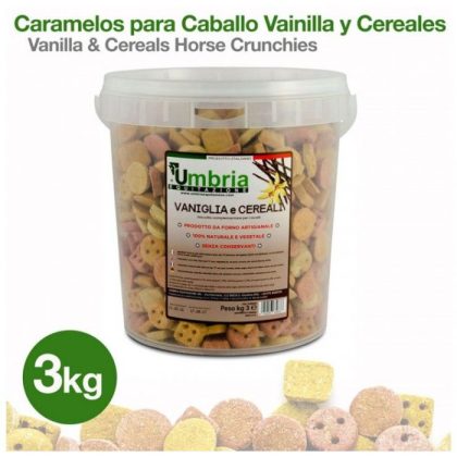Caramelos para Caballo Vainilla y Cereales 3 Kg
