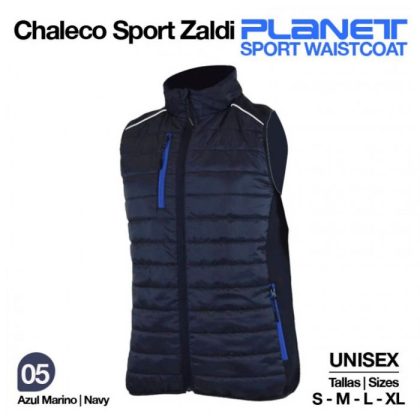 Chaleco Sport Zaldi Planet Unisex Azul