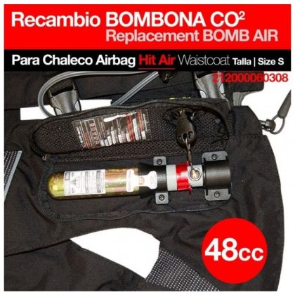 Chaleco Airbag Hit-Air Bombona Co2