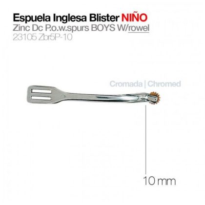 Espuela Inglesa Ruleta Dentada Niño 23105-Zbr5P-10