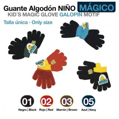Guante Algodon Niño Galopin Magic