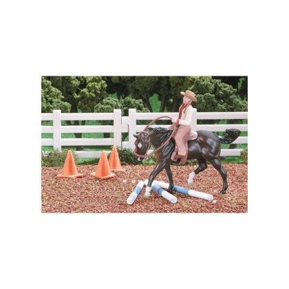 BREYER 5361 - WESTERN PLAY SET (PISTA WESTERN) - Colección STABLEMATES