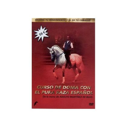 DVD CURSO DE DOMA CON EL PURA RAZA ESPAÑOL DE LA MANO DE ADOLFO MARTÍNEZ DE BUJO