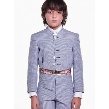Chaqueta Campera 500 Rayas Niño