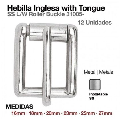 Hebilla Inglesa Tongue 3100 (12 Uds)