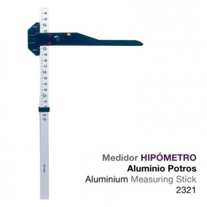 Hipómetro Aluminio Medidor Caballos y Potros