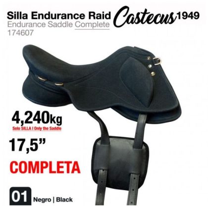 Silla Endurance Raid Castecus 1949 17.5" Negro
