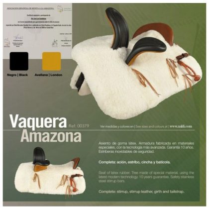 Silla Zaldi C. Vaquera Amazona (Completa)