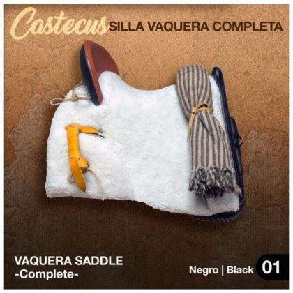 Silla Vaquera Castecus (Completa) Negro