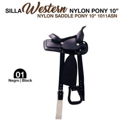 Silla Western Nylon Pony 10"