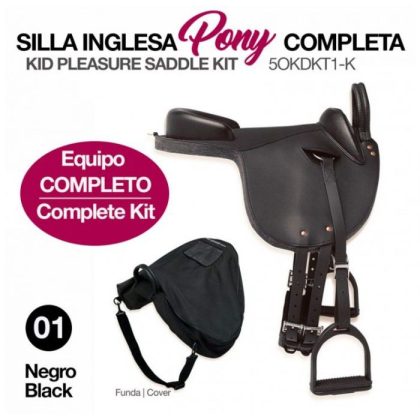 Silla Inglesa Pony Completa 5Okdkt1-K Negra